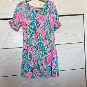 Lilly Pulitzer Tropical Pink and Green Dress